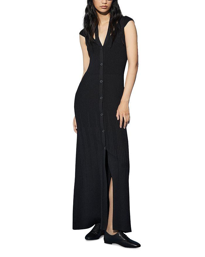 MAX&Co Ribbed Cut Out Maxi Dress