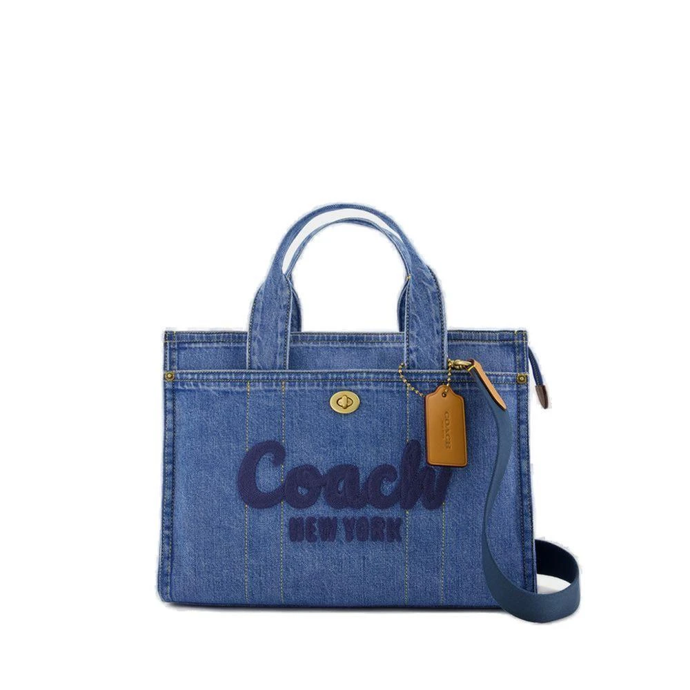 Coach Coach Logo Embroidered Cargo Tote Bag 1