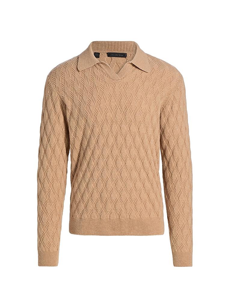 Deadstock　 Linen blend Polo knit　日本製 1cda4459339ee14e15f4a62b5b4d4d