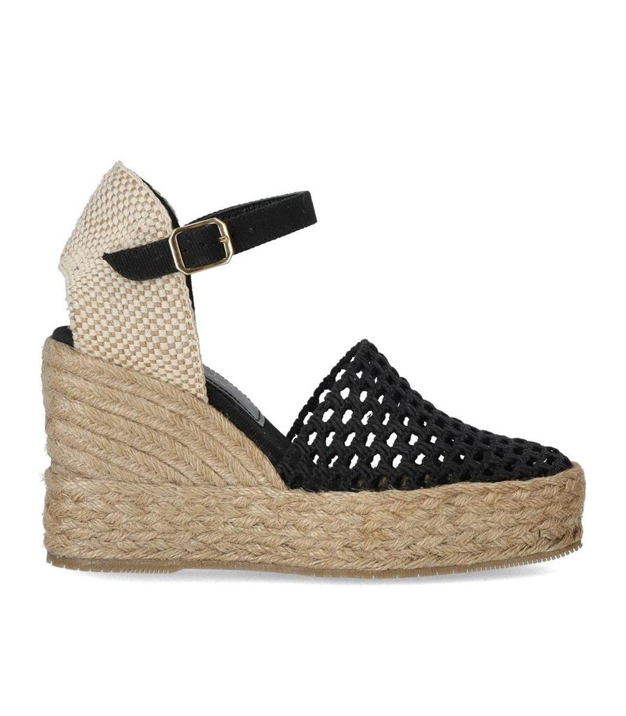 Palomitas Palomitas Carina Black Wedge Espadrille