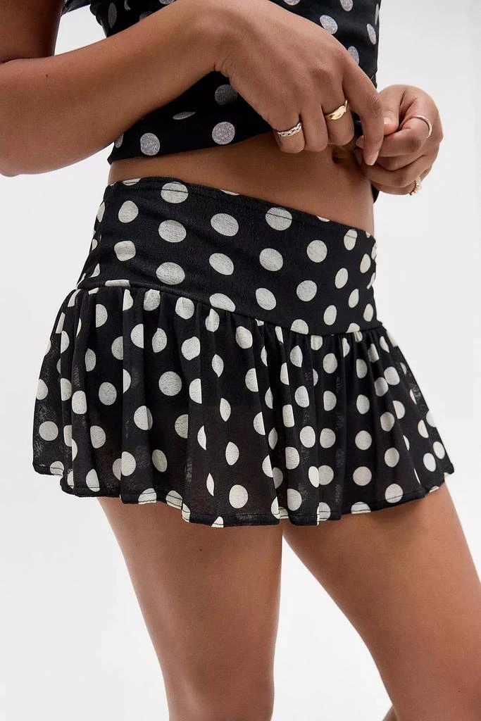 Urban Outfitters UO Lola Polka Dot Mini Skort 2
