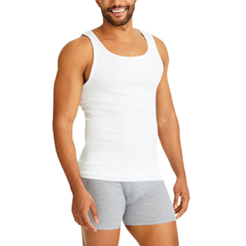 Hanes Men's Ultimate® ComfortSoft® 7-Pk. Moisture-Wicking Cotton Tanks