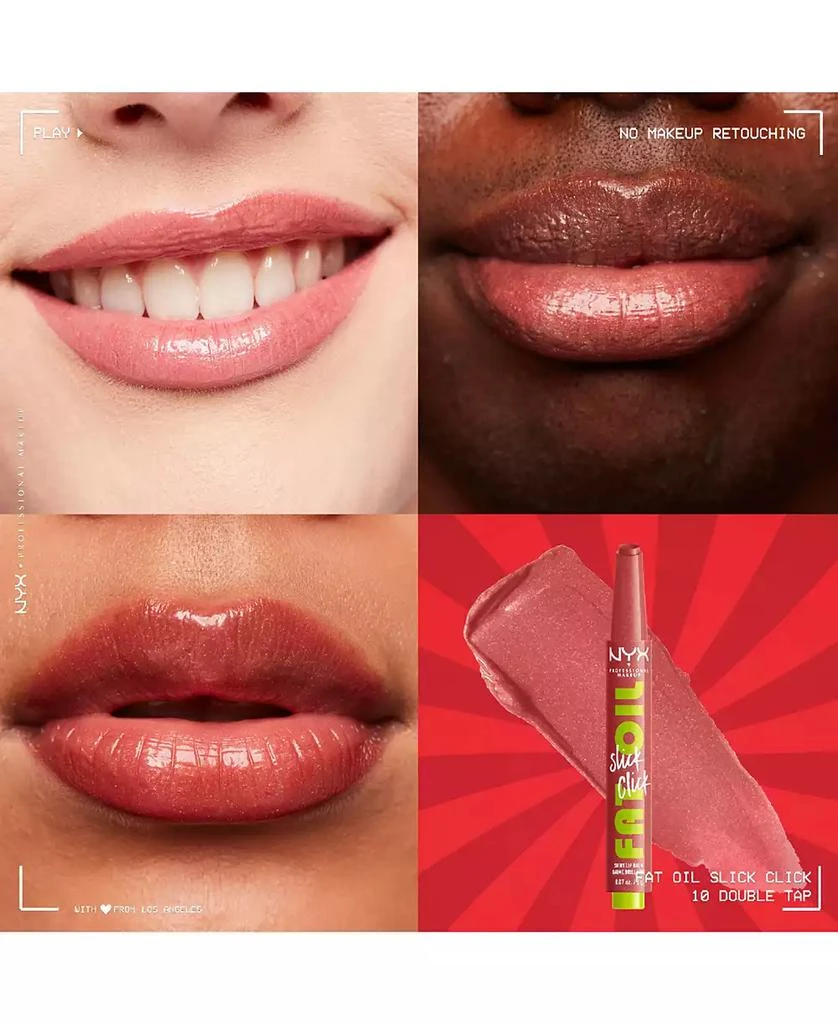 NYX Professional Makeup 3-Pc. Fat Oil Slick Click Lip Balm Set 4