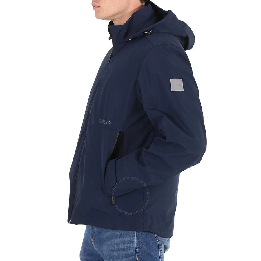 Hugo Boss Men's Dark Blue Removable Gilet 2-In-1 Water-Repellent Jacket 2