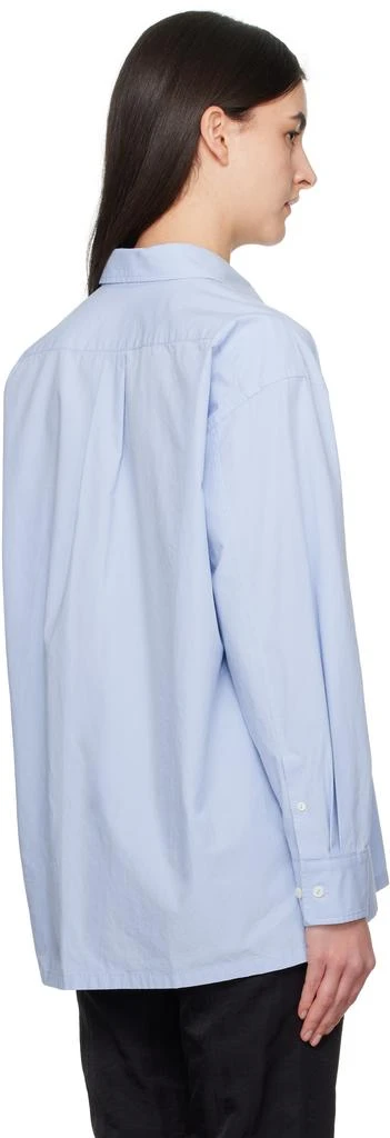 Nothing Written Blue Oversized NW Logo Shirt 3