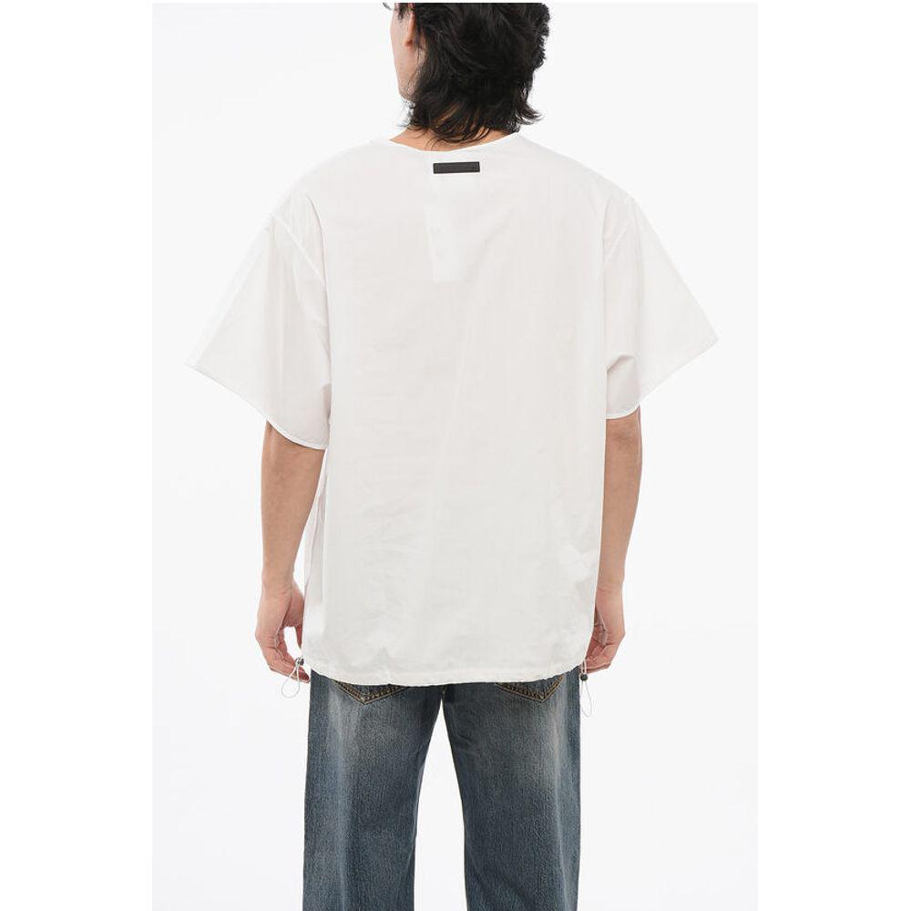 Adidas Adidas WALES BONNER Cotton Poplin Shirt with Drawstring Hem
