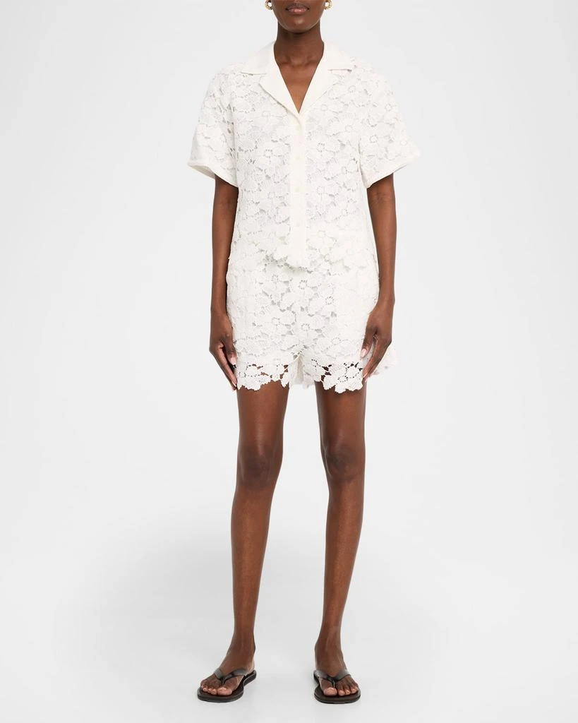 SIMKHAI Glenn Lace Camp Shirt 2