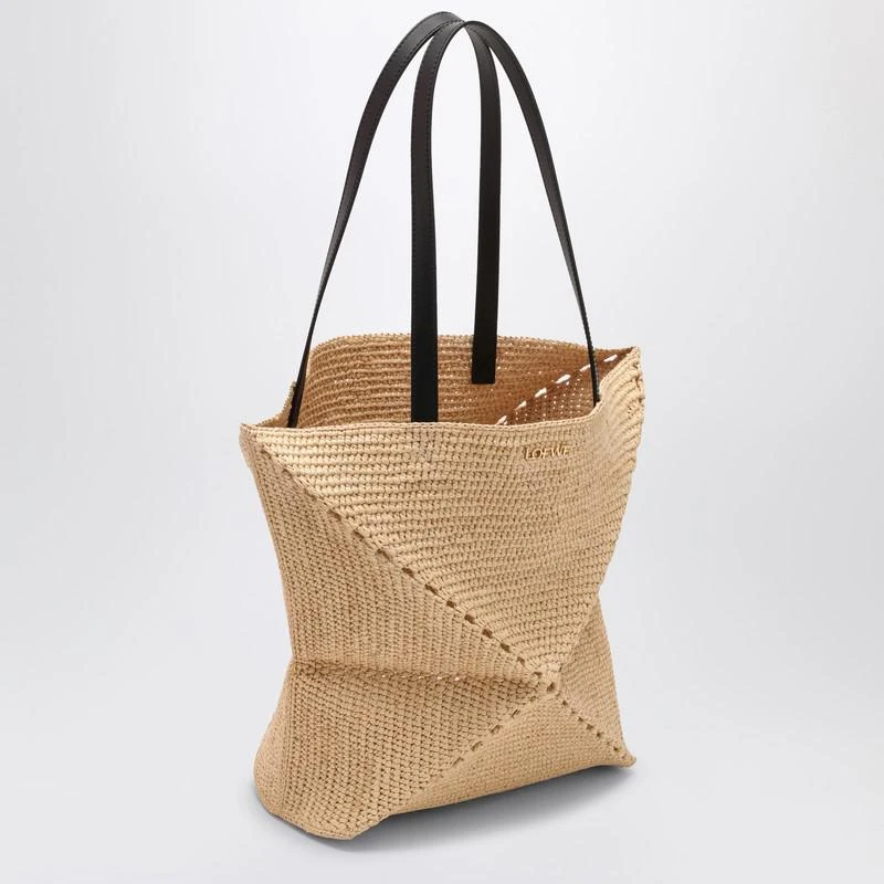 Loewe Natural Raffia Puzzle Fold Tote Bag 4