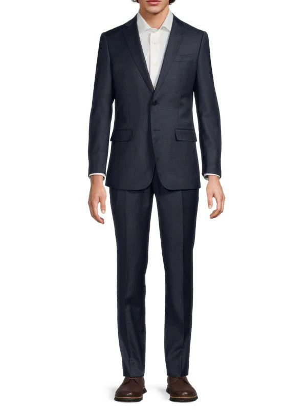 cavalli CLASS Slim Fit Super 120s Wool Suit 1