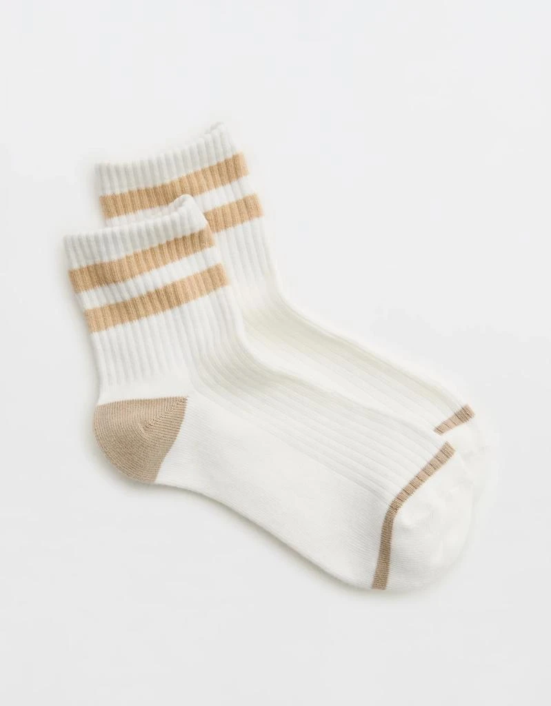 Aerie Aerie Striped Quarter Socks
