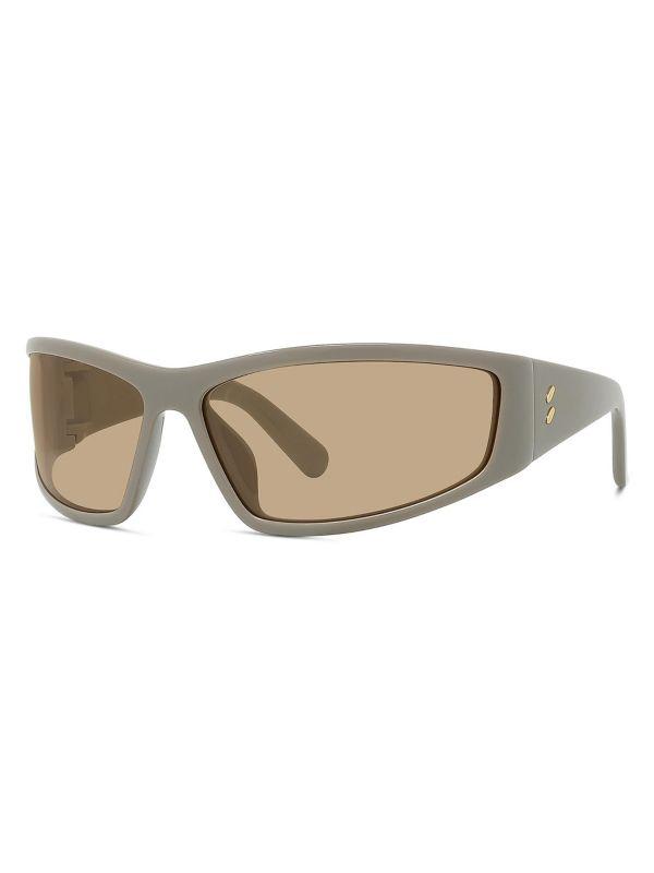 Stella McCartney Fashion Show 70MM Wrap Sunglasses