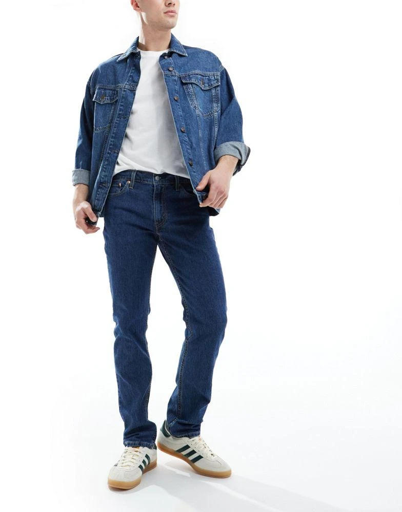 Levi's Levi's 511 slim fit performance cool denim jeans in mid blue 1