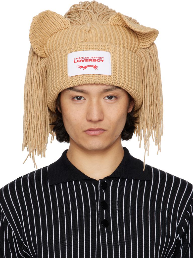 帽子 Charles Jeffrey LOVERBOY LOVERBOY BEANIE in RED