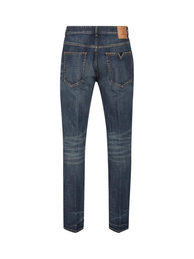 Valentino Valentino Logo Patch Mid-Rise Jeans 2