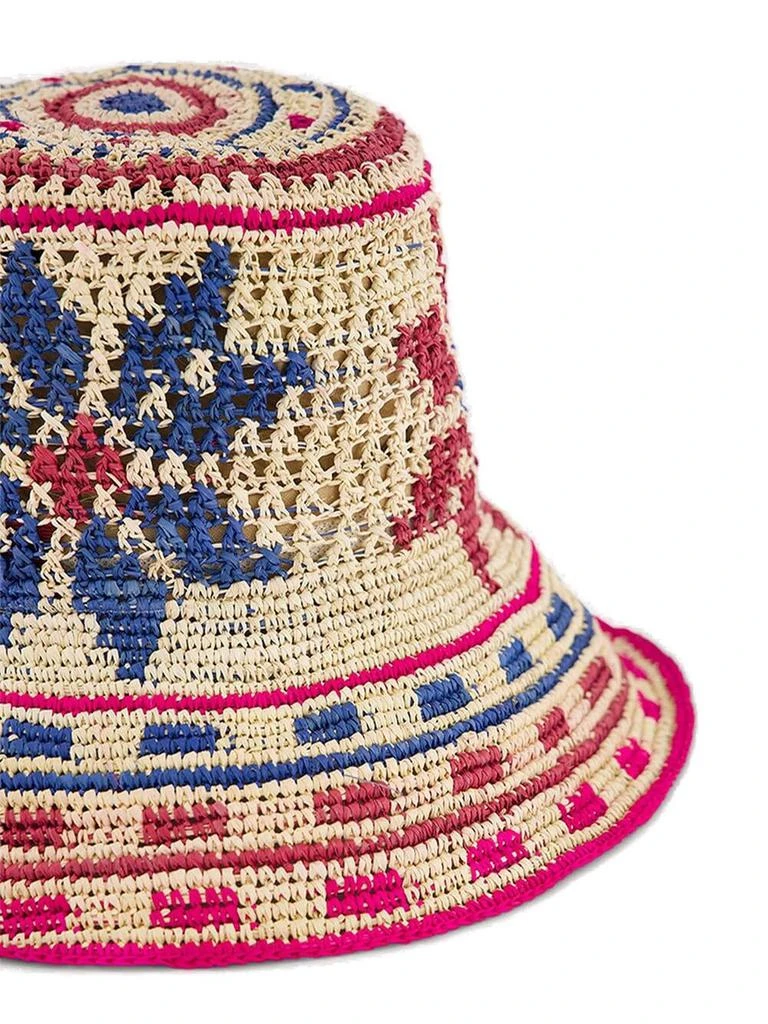 Sensi Studio Sensi Studio Floral Detailed Crochet Hat 3
