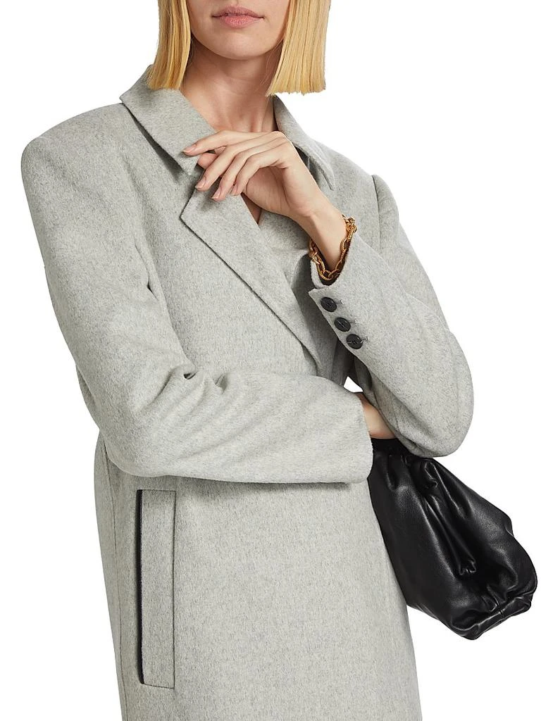 LaMarque Lorelei Wool-Blend Double-Breasted Long Coat 6