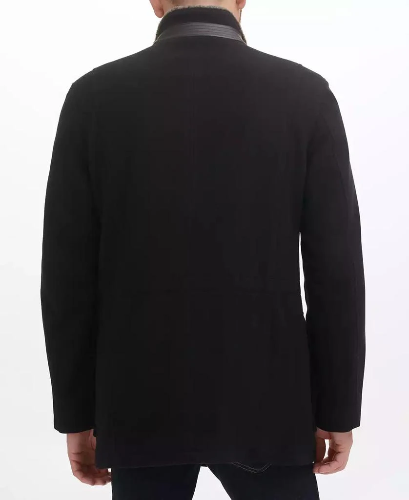 Cole Haan Men's Wool Plush Car Coat 4