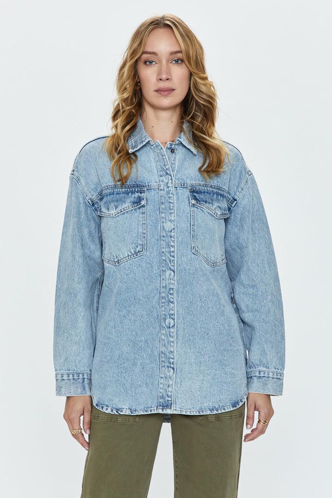 Pistola Denim Mandy Oversized Shacket - Paloma