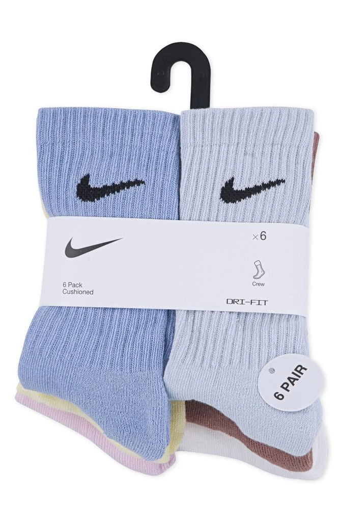 NIKE Kids
 Dri-FIT 6-Pack Basic Crew Socks 3