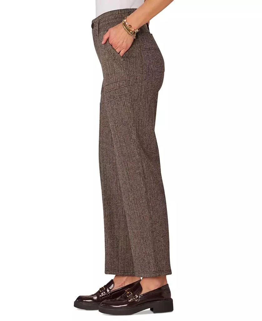 Democracy Petite Ponte High-Rise Ankle Pants 3