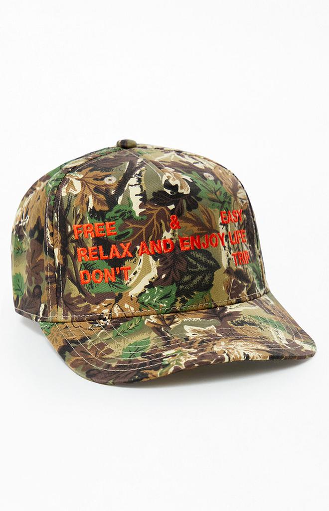 Free 
Easy Tree Camo Trifecta Two Tone 5 Panel Snapback Hat