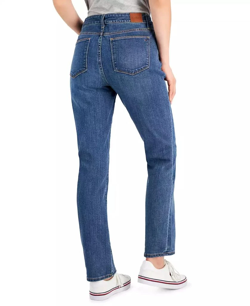 Tommy Hilfiger Women's Tribeca TH Flex Straight-Leg Jeans 2