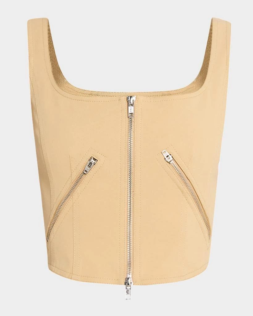A.L.C. Dea Zip Corset Top