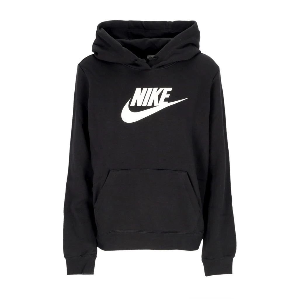 NIKE Women's Hoodie W Sportswear Club Fleece Gx Std Hoodie Black/white 1