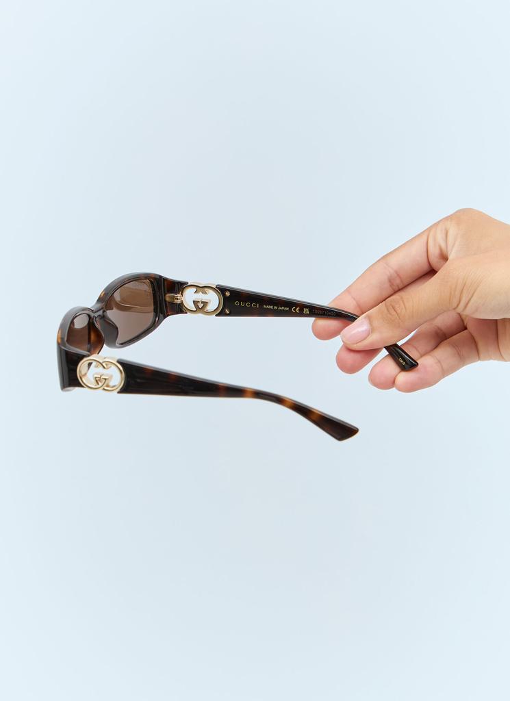 【GUCCI　グッチ　37cm】 Gucci Rectangular Frame Sunglasses - Accessories - BeyondStyle