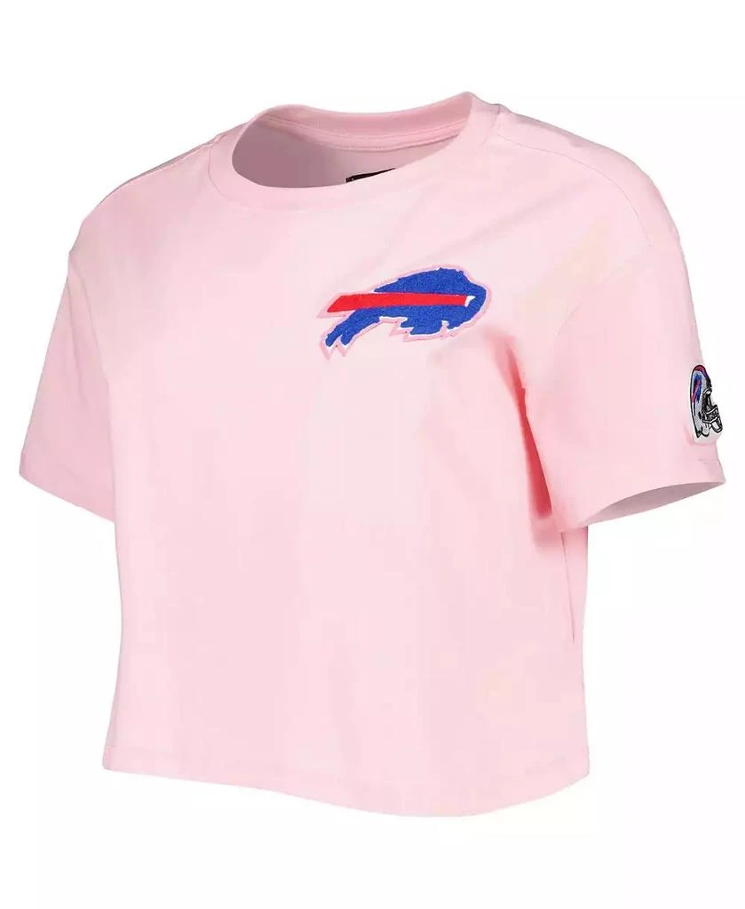Pro Standard Women's Pink Buffalo Bills Cropped Boxy T-shirt 3