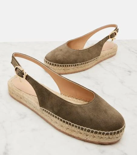 Gianvito Rossi Paz suede slingback espadrilles 5