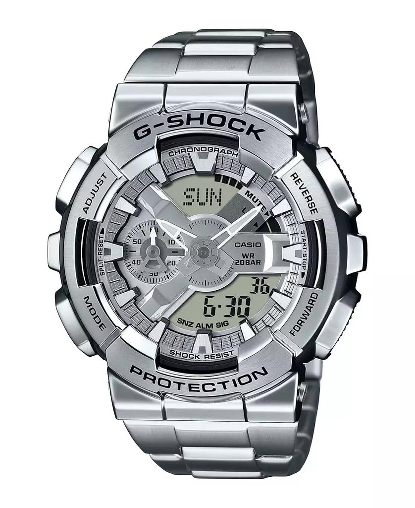G-Shock Men's Quartz Silver Tone Stainless Steel Watch, 48.8mm