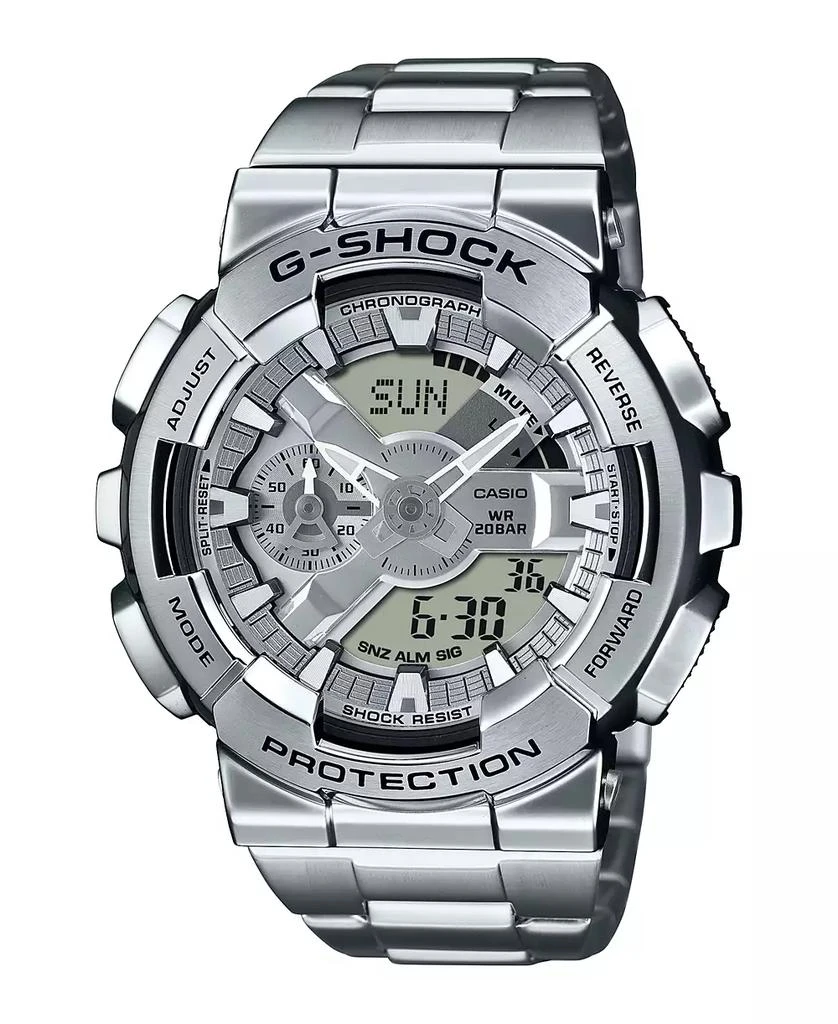 G-Shock Men's Quartz Silver Tone Stainless Steel Watch, 48.8mm 1