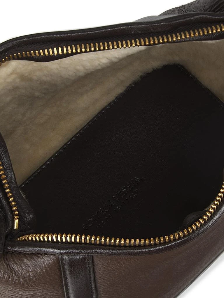 Bottega Veneta Wallace Shearling-Trimmed Leather Top Handle Bag 5
