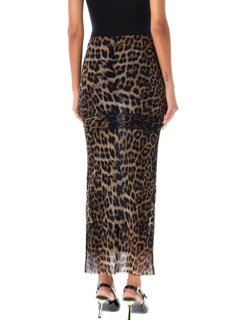 Jean Paul Gaultier Jean Paul Gaultier Leopard Mesh Long Skirt 2