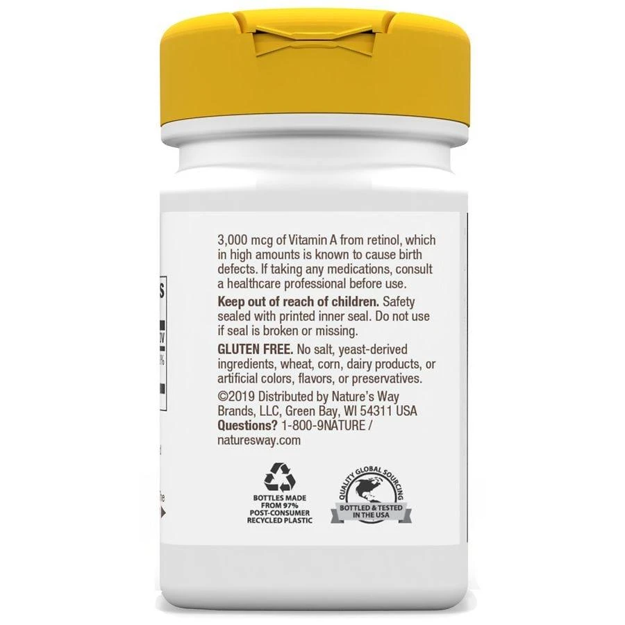 Nature's Way Vitamin A 10,000 IU Softgels 5