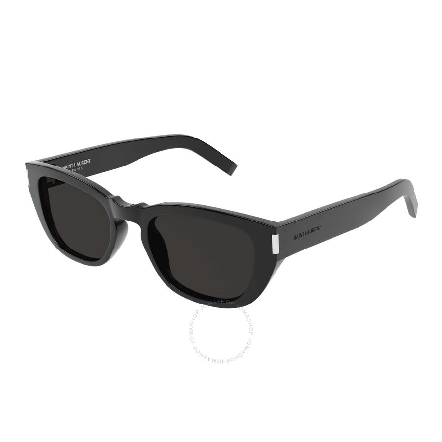 Yves Saint Laurent Black Rectangular Men's Sunglasses SL 601 001 51