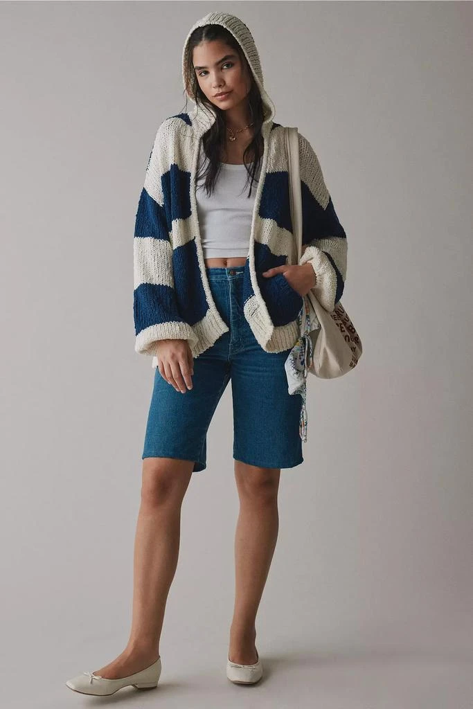 BDG BDG Tyler Oversized Striped Knit Hooded Cardigan 4