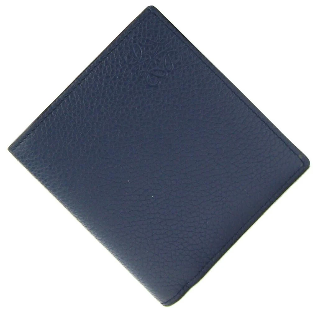 Loewe Navy Leather Bill Wallet (Bi-Fold) (Pre-Owned)