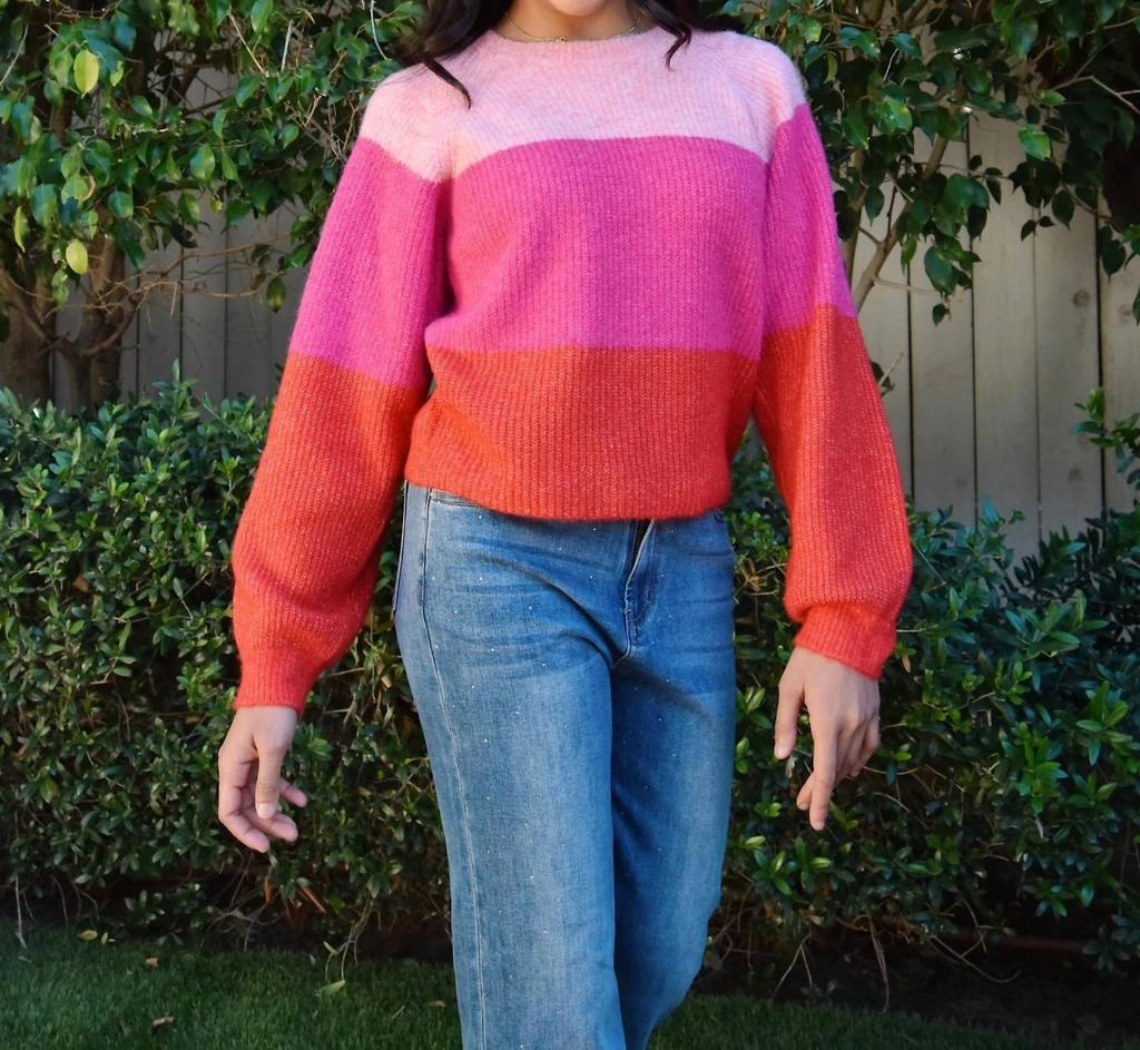 Central Park West Central Park West - Striped Crewneck Sweater 5