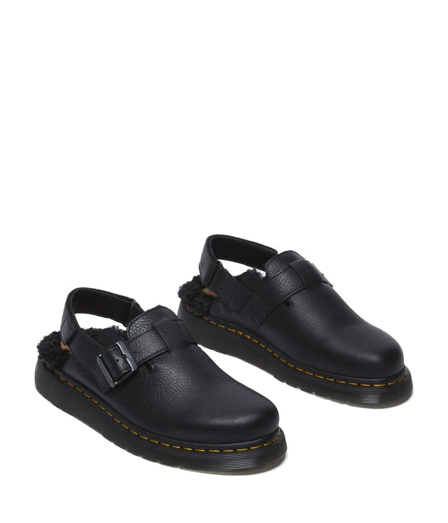 Dr. Martens Jorge II Faux Fur Lined Leather Slingback Mules 1