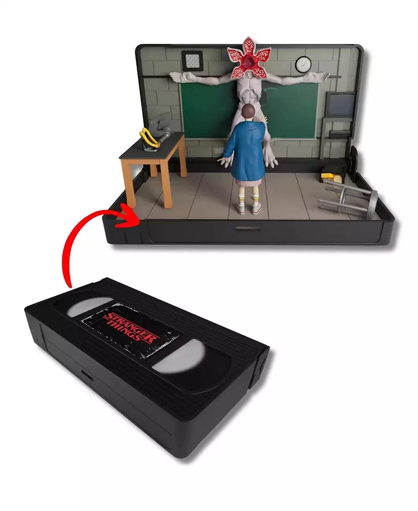 Wilder Toys Console Heroes VHS Stranger Things Eleven vs. Demogorgon Compact Playset