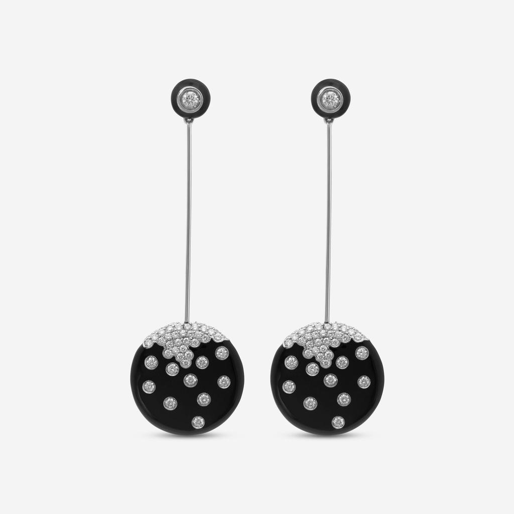 Damiani Damiani 18K White Gold, Diamond 1.37ct. tw. Drop Earrings 261384