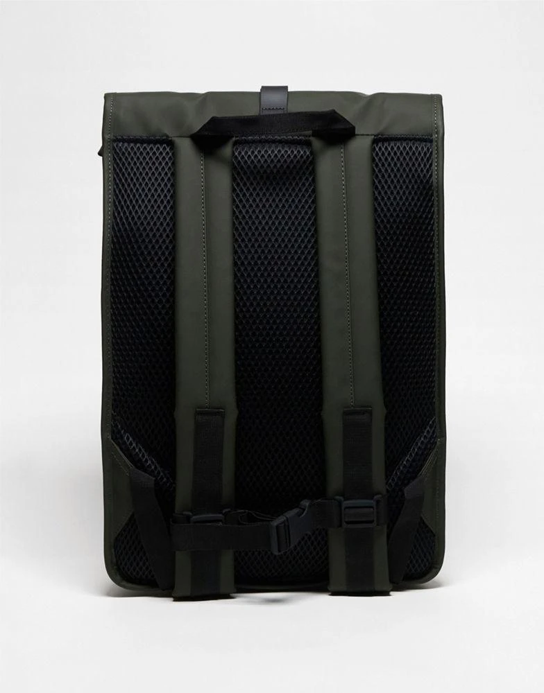 RAINS Rains 13320 unisex waterproof roll top backpack in green 2