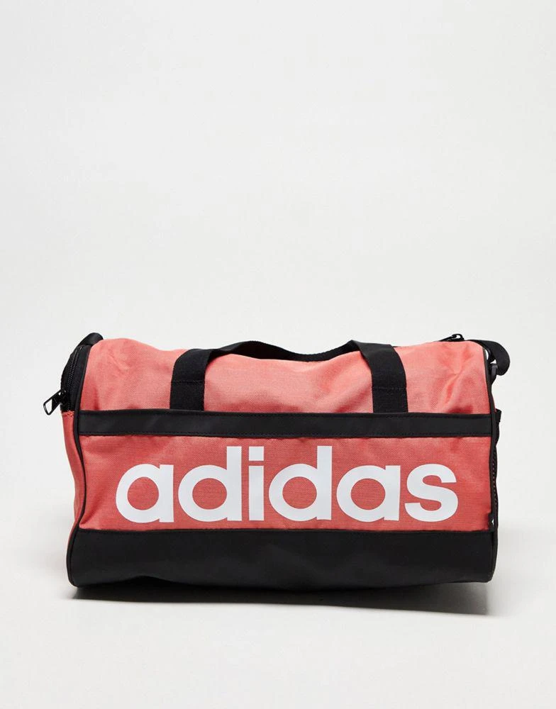 Adidas adidas Training extra small duffel bag in coral 1