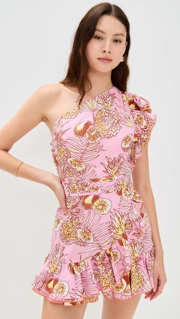 hot pink midi dress Hot Pink Midi Dress main image 0