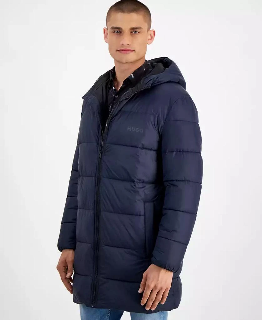 Hugo Boss Men's Slim-Fit Lightweight Hooded Water-Repellent Big Artic Down Parka 3