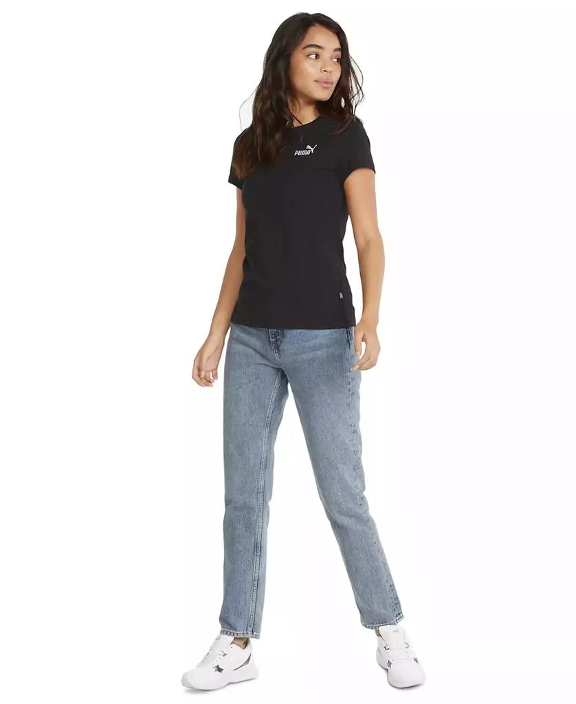 Puma Women's Cotton Crewneck Embroidered-Logo T-Shirt 3