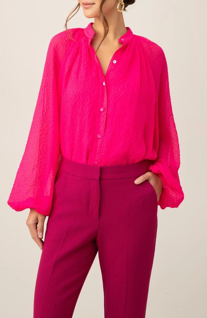 Trina Turk Strong Gauze Button-Up Shirt 1