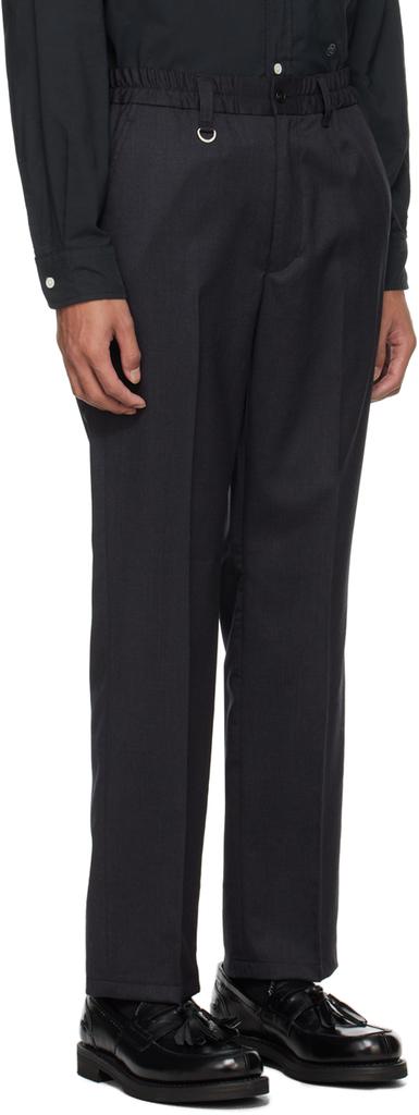 SOPHNET. Gray Standard Easy Trousers